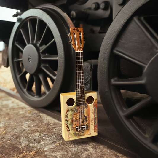 Eddy Finn Cigar Box Ukulele - Concert