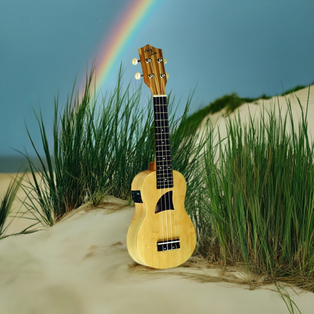 Eddy Finn Tenor Uke – Bamboo Electric